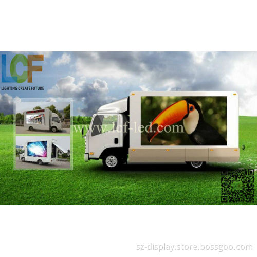 waterproof truck mounted p8 SMD full color LED display